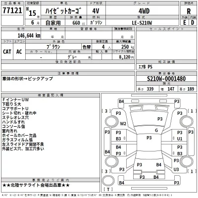 Daihatsu HIJET VAN  с аукциона в Японии