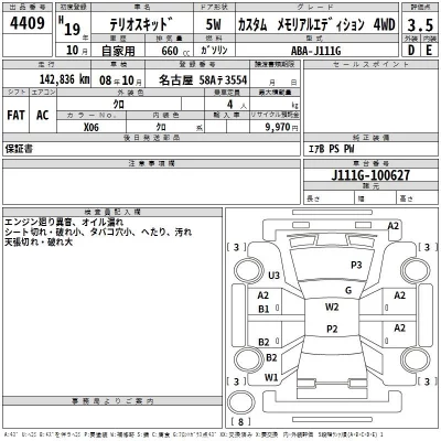 Daihatsu TERIOS KID  с аукциона в Японии