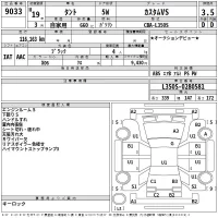 Daihatsu TANTO лот № 9033 оценка 3.5  с аукциона в Японии 2
