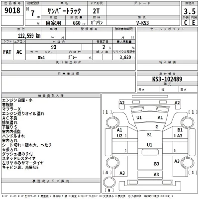 Subaru SAMBAR  с аукциона в Японии