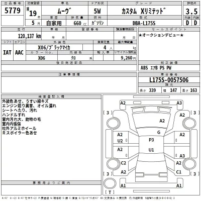 Daihatsu MOVE  с аукциона в Японии