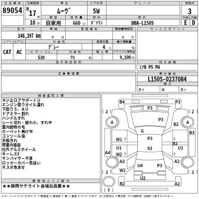 Daihatsu MOVE  с аукциона в Японии