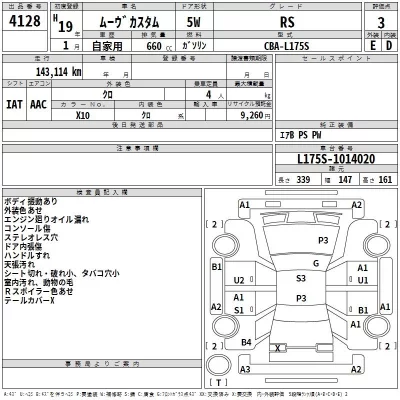 Daihatsu MOVE  с аукциона в Японии
