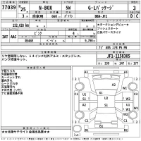 Honda N BOX лот № 77039 оценка 3  с аукциона в Японии 2
