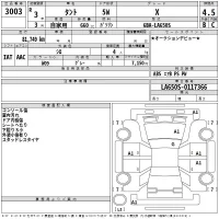 Daihatsu TANTO лот № 3003 оценка 4.5  с аукциона в Японии 2