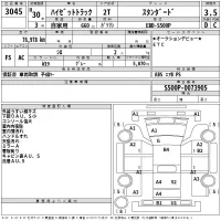 Daihatsu HIJET TRUCK лот № 3045 оценка 3.5  с аукциона в Японии 2