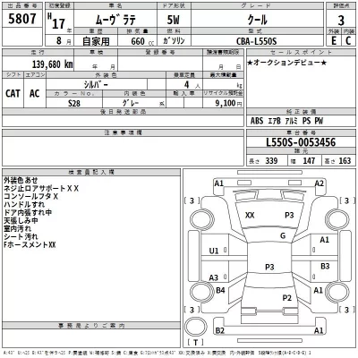 Daihatsu MOVE LATTE  с аукциона в Японии