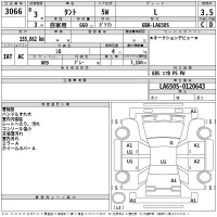 Daihatsu TANTO лот № 3066 оценка 3.5  с аукциона в Японии 2