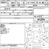 Subaru XV лот № 78010 оценка 3.5  с аукциона в Японии 2