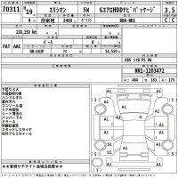 Honda ELYSION лот № 70311 оценка 3.5  с аукциона в Японии 2