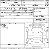 Toyota HARRIER лот № 2213 оценка 3.5  с аукциона в Японии 2