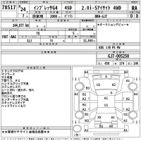 Subaru IMPREZA G4 лот № 78517 оценка RA  с аукциона в Японии 2