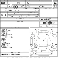 Daihatsu TANTO лот № 89067 оценка RA  с аукциона в Японии 2