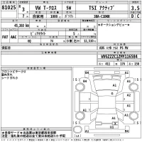 Volkswagen T-CROSS лот № 81025 оценка 3.5  с аукциона в Японии 2