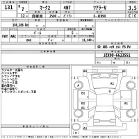 Toyota MARK II лот № 131 оценка 3.5  с аукциона в Японии 2