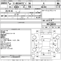 Nissan NV200 лот № 20093 оценка RA  с аукциона в Японии 2