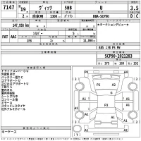 Toyota VITZ лот № 7147 оценка 3.5  с аукциона в Японии 2
