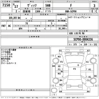 Toyota VITZ лот № 7150 оценка 3  с аукциона в Японии 2