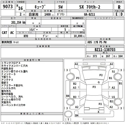Nissan CUBE  с аукциона в Японии