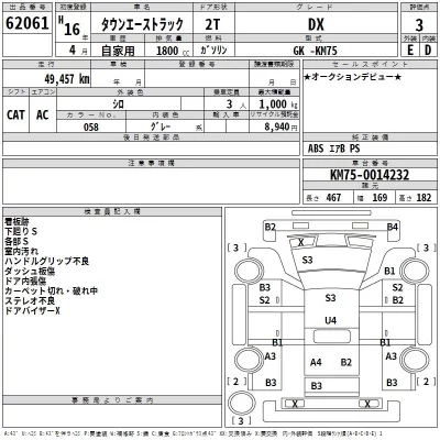 Toyota TOWN ACE TRUCK  с аукциона в Японии