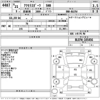 Mazda AXELA лот № 4487 оценка 3.5  с аукциона в Японии 2