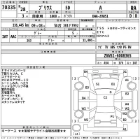 Toyota Prius лот № 70335 оценка RA  с аукциона в Японии 2