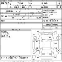 Toyota Prius лот № 22075 оценка 4  с аукциона в Японии 2