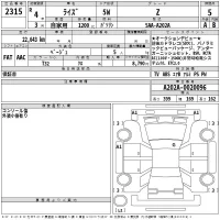 Toyota RAIZE лот № 2315 оценка 5  с аукциона в Японии 2