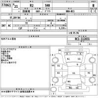 Subaru R2 лот № 77061 оценка R  с аукциона в Японии 2
