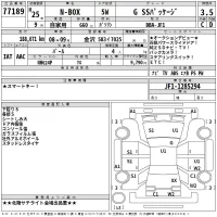 Honda N BOX лот № 77189 оценка 3.5  с аукциона в Японии 2
