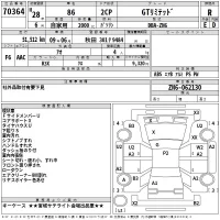 Toyota GT 86 лот № 70364 оценка R  с аукциона в Японии 2