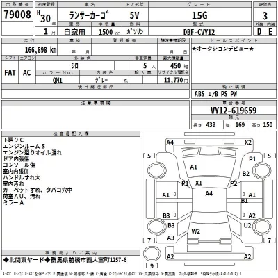 Mitsubishi LANCER VAN  с аукциона в Японии
