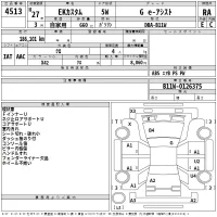 Mitsubishi EK CUSTOM лот № 4513 оценка RA  с аукциона в Японии 2