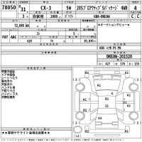 Mazda CX-3 лот № 78050 оценка 4  с аукциона в Японии 2