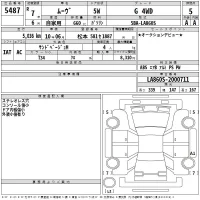 Daihatsu MOVE лот № 5487 оценка 5  с аукциона в Японии 2