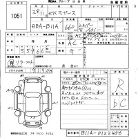 Mitsubishi EK SPACE лот № 1051 оценка R  с аукциона в Японии 2