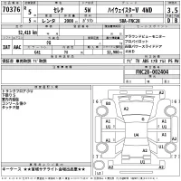 Nissan SERENA лот № 70376 оценка 3.5  с аукциона в Японии 2