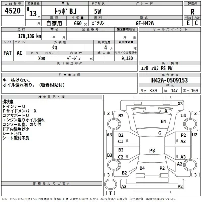 Mitsubishi TOPPO BJ  с аукциона в Японии