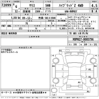 Toyota YARIS лот № 72099 оценка 4.5  с аукциона в Японии 2
