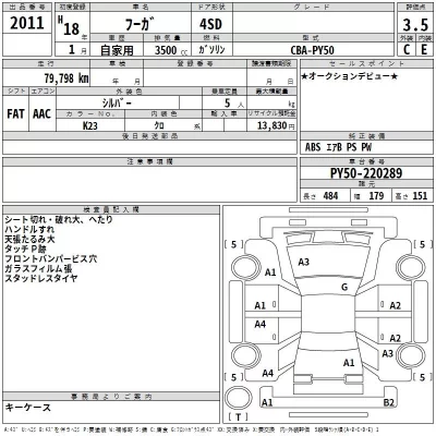 Nissan FUGA  с аукциона в Японии