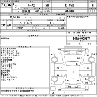 Nissan ROOX лот № 73136 оценка R  с аукциона в Японии 2