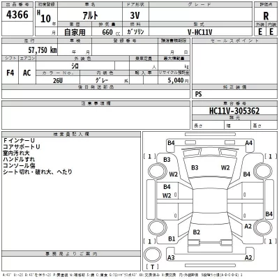 Suzuki ALTO VAN  с аукциона в Японии