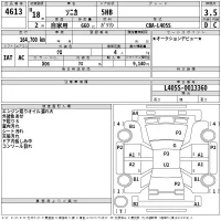 Daihatsu SONICA лот № 4613 оценка 3.5  с аукциона в Японии 2