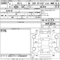 Mazda CX-5 лот № 22085 оценка 4.5  с аукциона в Японии 2