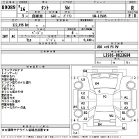 Daihatsu TANTO лот № 89089 оценка R  с аукциона в Японии 2