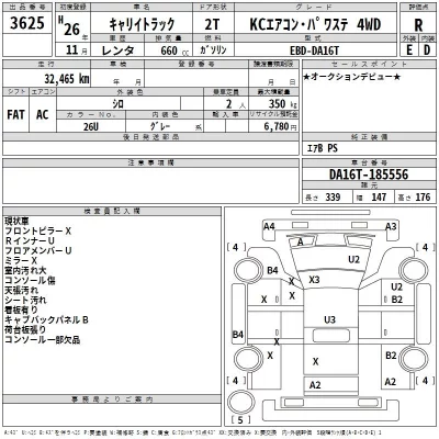 Suzuki CARRY TRUCK  с аукциона в Японии