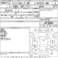 Subaru IMPREZA лот № 33011 оценка 3  с аукциона в Японии 2