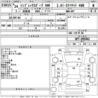 Subaru IMPREZA лот № 33015 оценка R  с аукциона в Японии 2