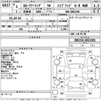 Toyota COROLLA TOURING лот № 6037 оценка 3.5  с аукциона в Японии 2