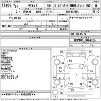 Toyota RACTIS лот № 77106 оценка R  с аукциона в Японии 2
